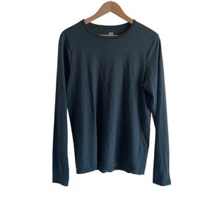 True North Base Layer Merino Wool Blend Men Small Green Outdoor Performance